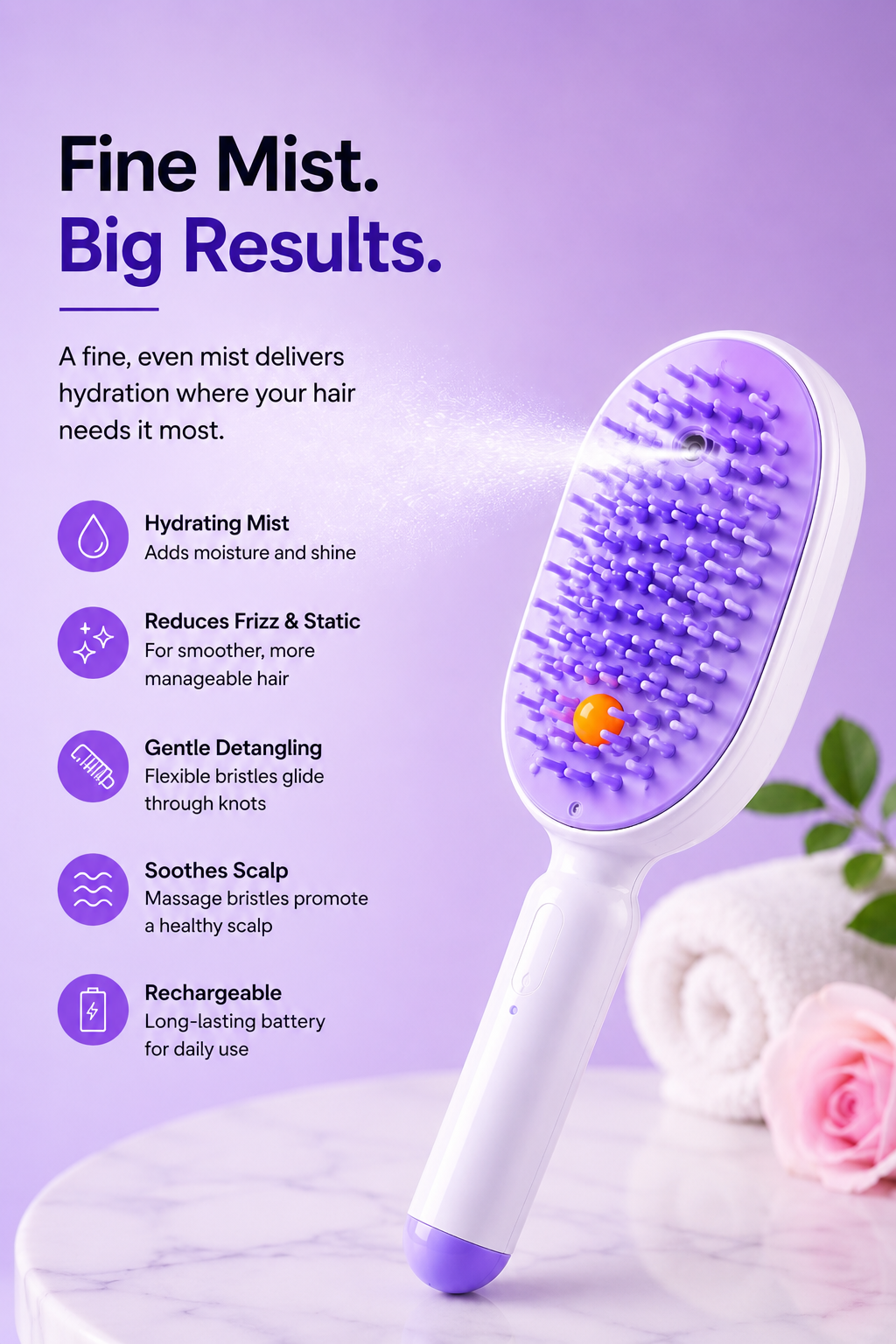 HydroGlow™ Hydrating Mist Brush