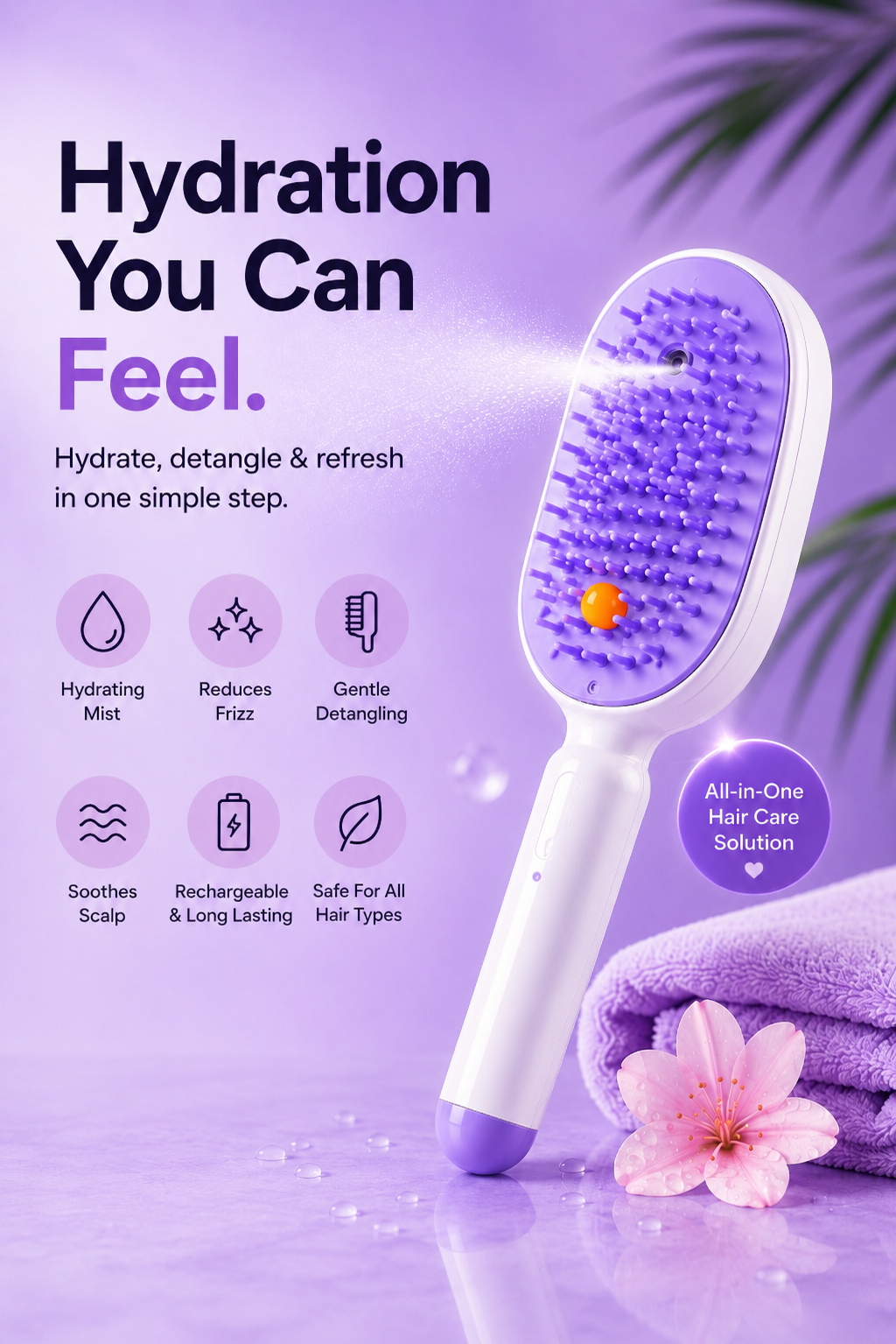 HydroGlow™ Hydrating Mist Brush